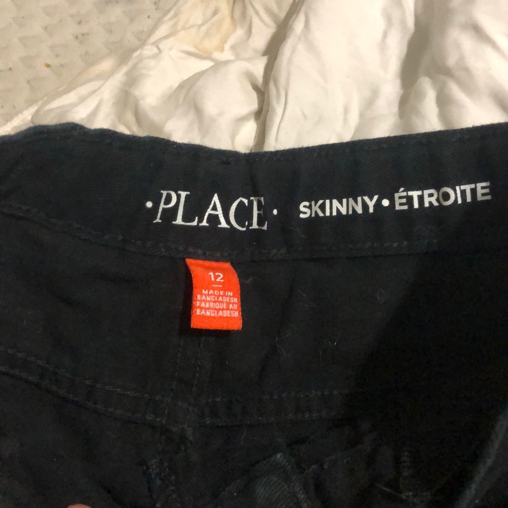 • PLACE • black jeans skinny size 12